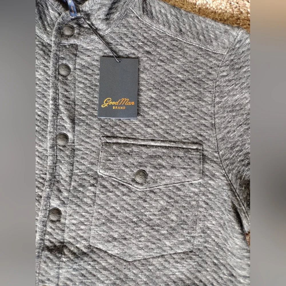 Goodan Brand Quilted Button Down Jacket NWT - Picture 6 of 9